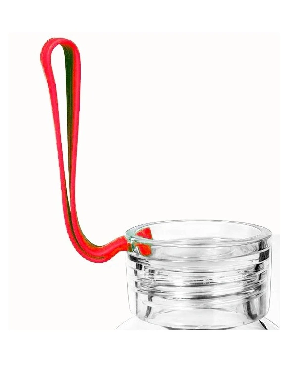Asa de silicona roja de repuesto para botella Bbo4 Irisana
