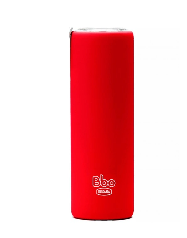 Funda de silicona roja de repuesto para botella Bbo4 Irisana