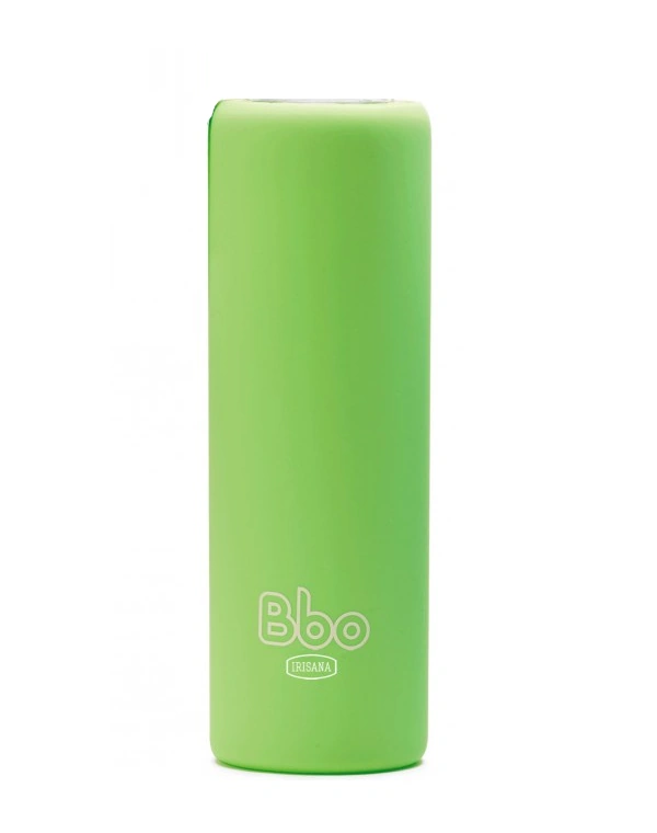 Funda de silicona verde de repuesto para botella Bbo4 Irisana