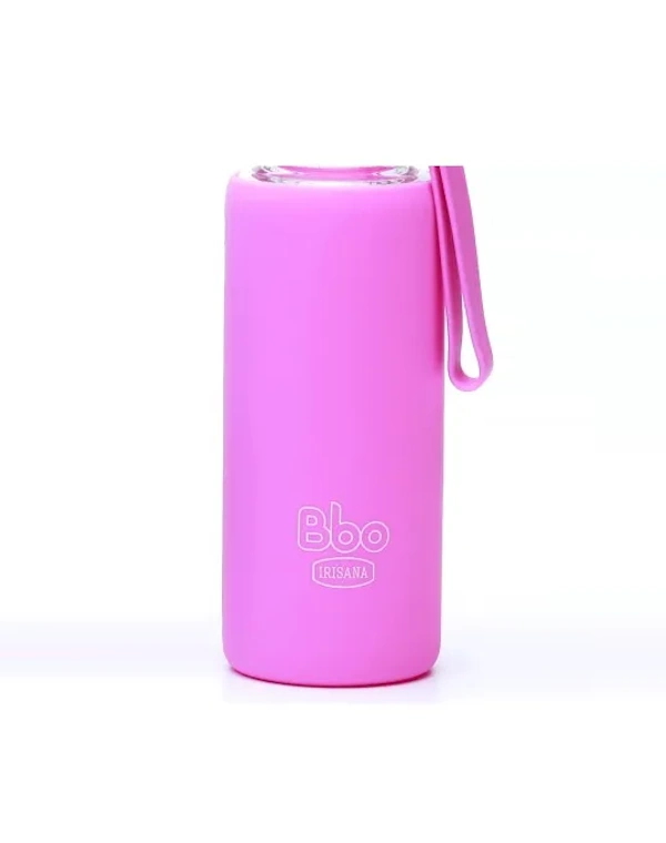 Funda de silicona rosa de repuesto para botella Bbo4 Mini 300 ml Irisana
