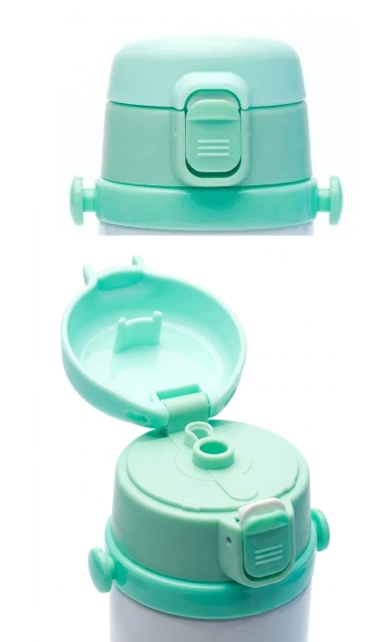 Tapa de repuesto verde para botella termo infantil Bbo8 Irisana 320ml