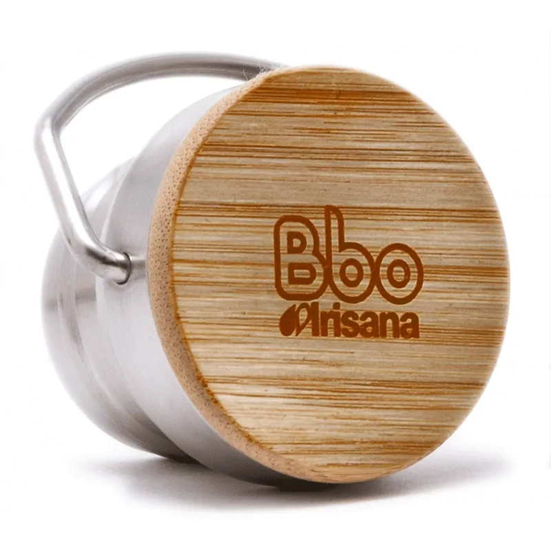 Tapa bambu botella bbo irisana termo 500 ml
