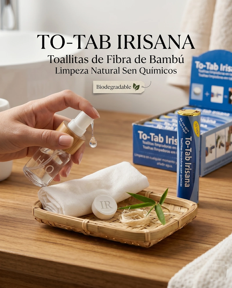 Toallitas Comprimidas To-Tab Irisana (Rollo 10 ud. 22x24cm)