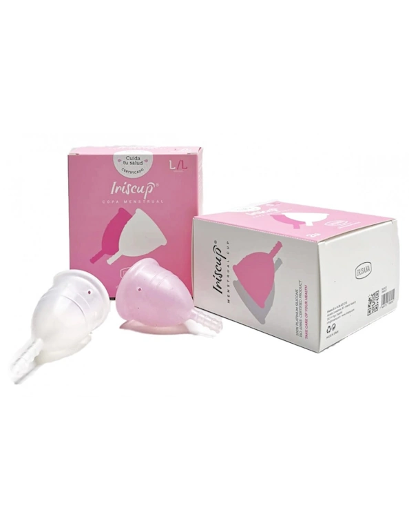 Pack Ahorro 2 Copas Menstruales - Rosa y Transparente