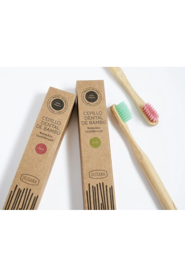 Cepillo Dental Infantil de Bambú Irisana