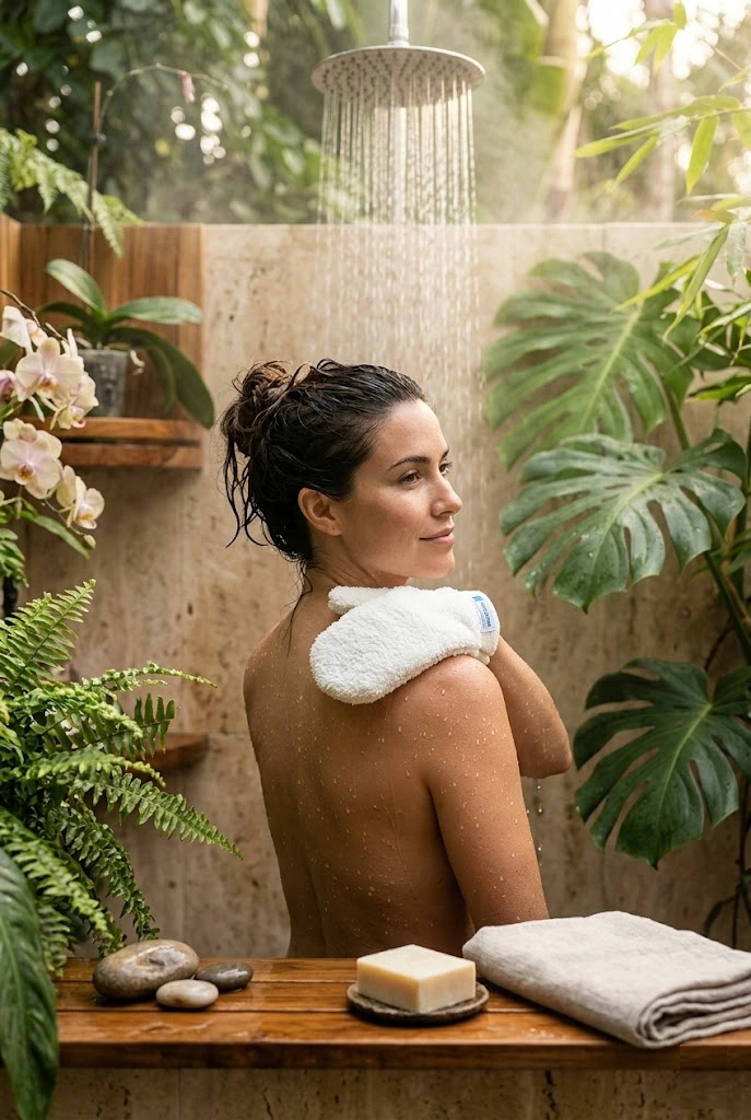Manopla de Microfibra Irisana - Limpieza Suave solo con Agua