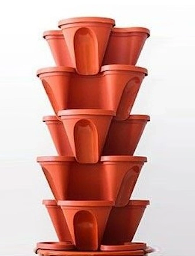 Caja 36 Macetas Trébol + 36 Rejillas Autorriego Irisana EG12.T